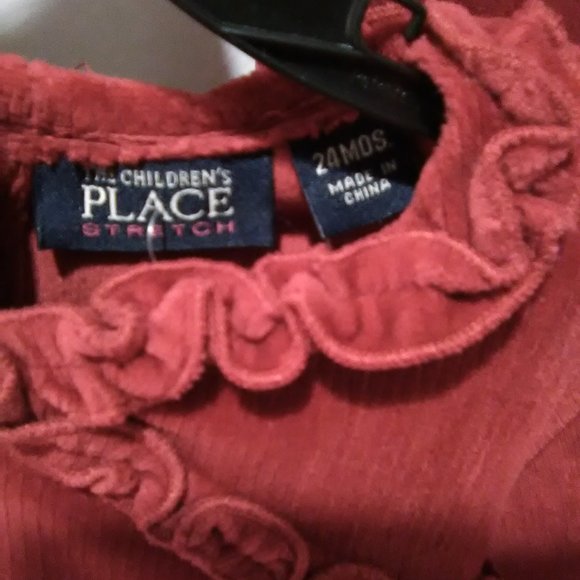 The Children's Place 2 piece Set Color Red Ruffle Size 24 Months - Picture 7 of 7